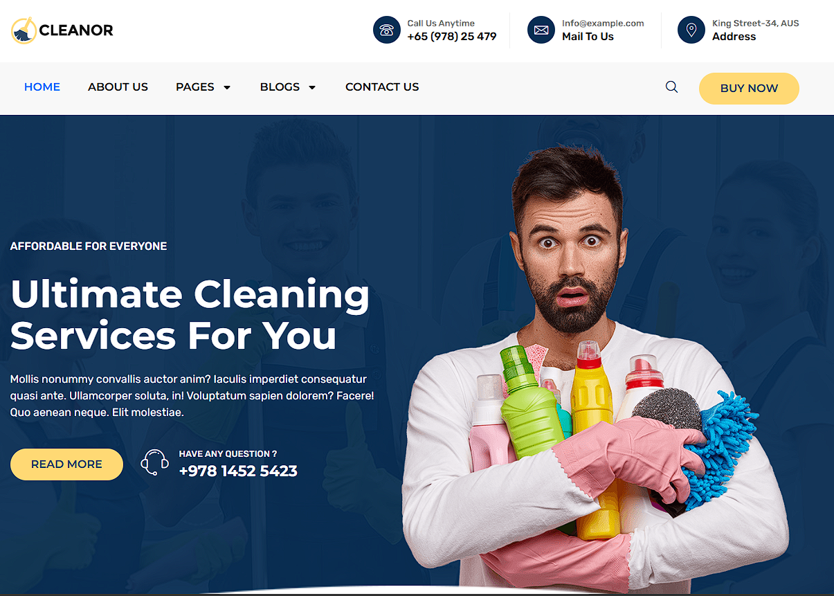 Cleaning Website